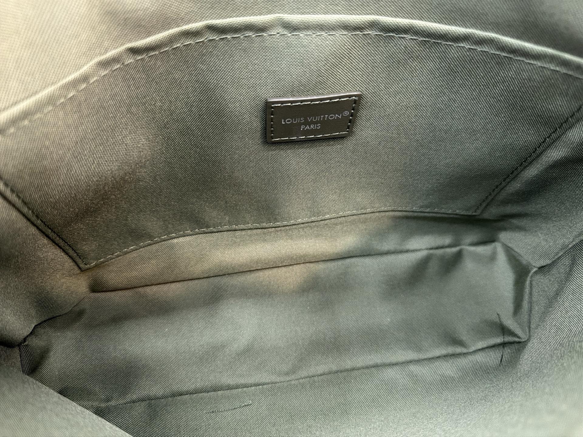 Louis Vuitton Monogram Eclipse Pochette Voyage Clutch Bag (Men's Travel Pouch Edition)
