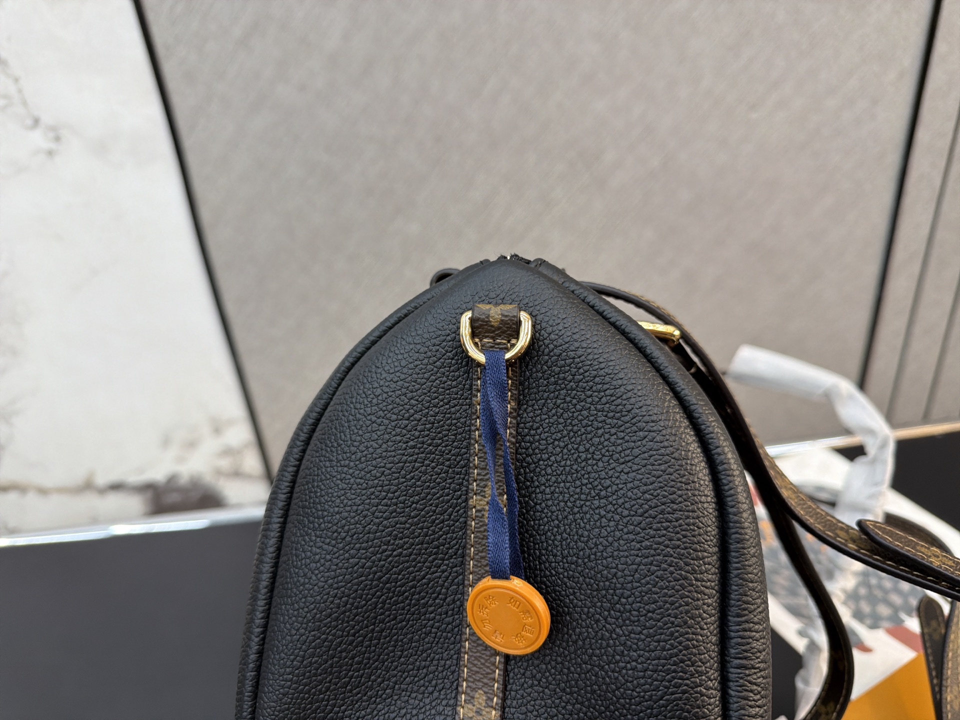 Louis Vuitton Express Monogram Saga Upgraded Leather Travel Bag (Black Unisex Edition)