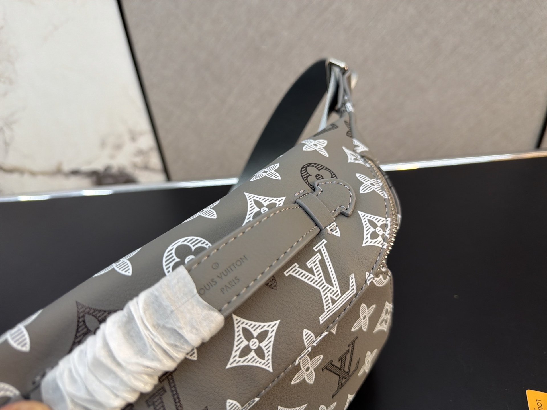 Louis Vuitton Bumbag Rush Grey Monogram Canvas Waist Bag (Unisex Edition)