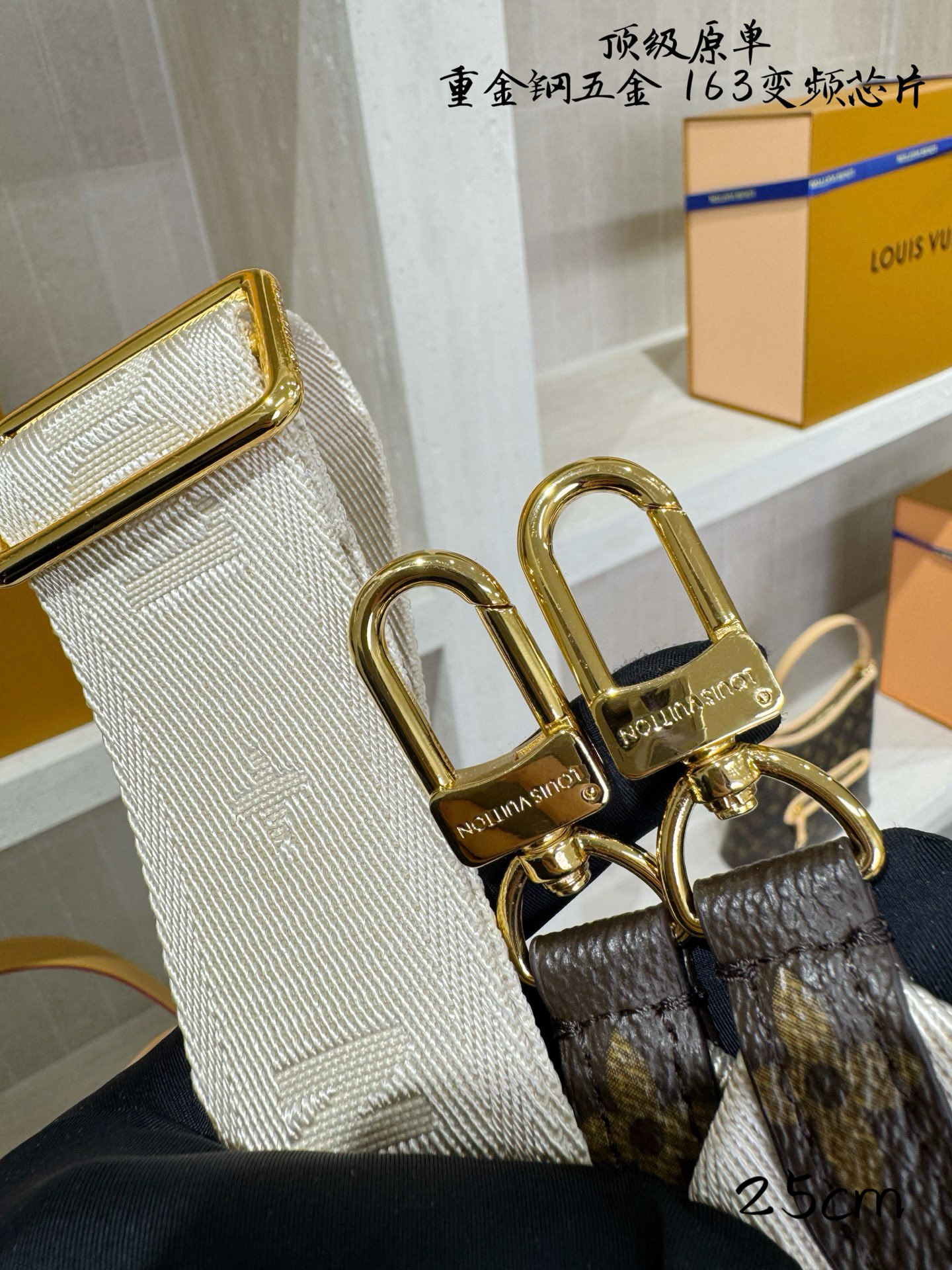 Chic Monogram Canvas Tote Bag with Wide Strap, Detachable Coin Purse, Upgraded Hardware & Airplane Box