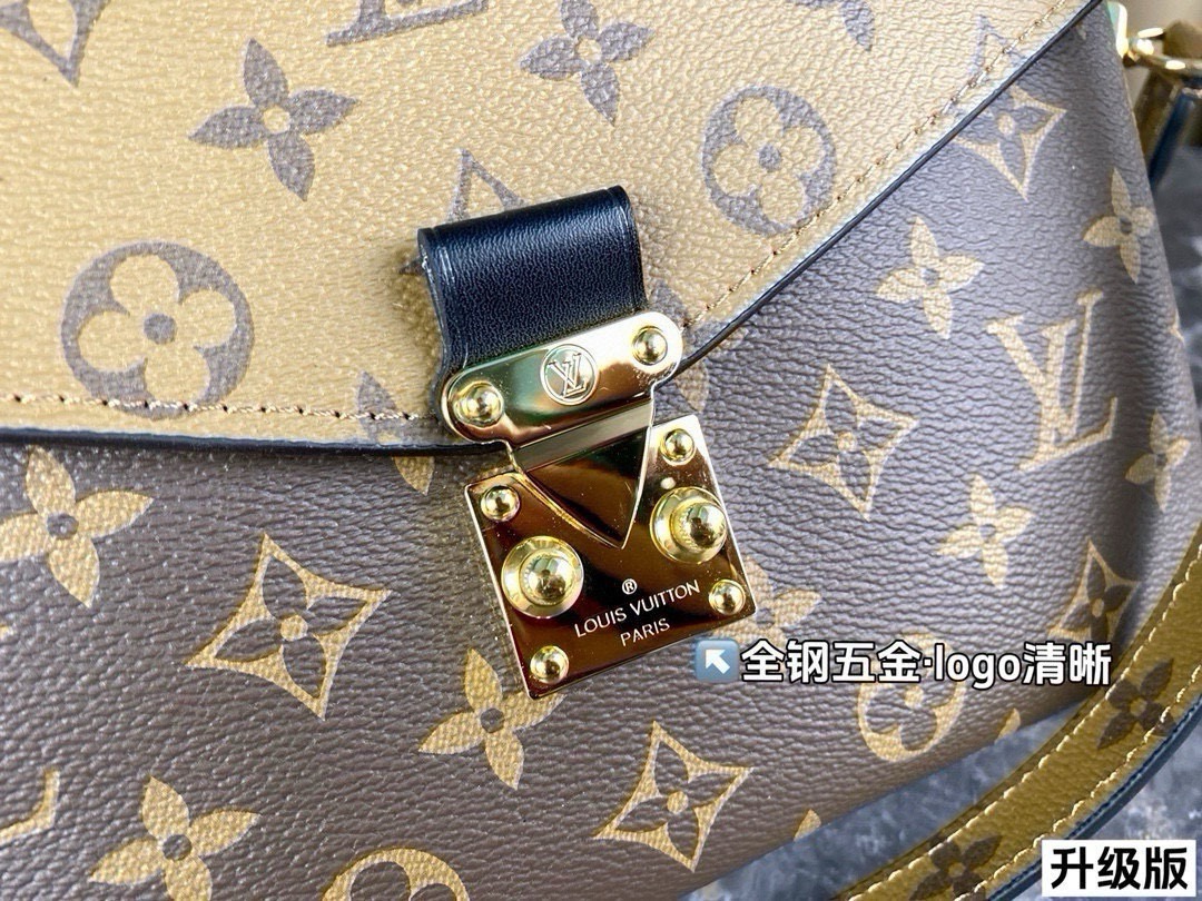 Chic Métis-Style Monogram Canvas Messenger Bag with Multiple Compartments & Full Packaging (Upgraded Version)