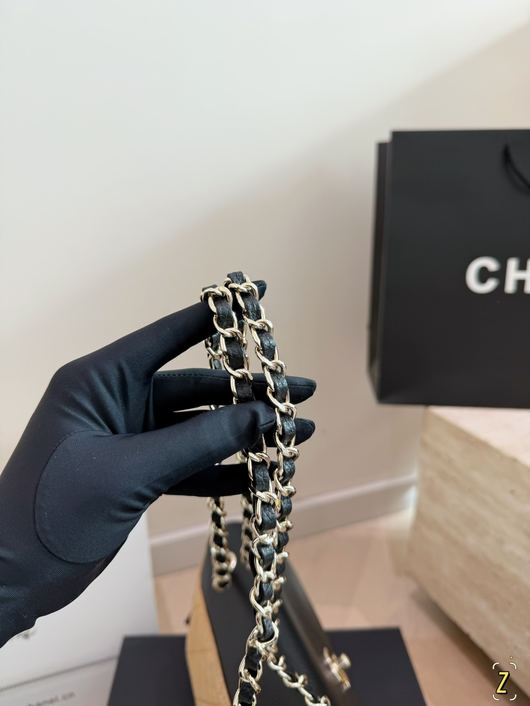 Chanel 26S Two-Tone Suede & Grained Calfskin Flap Bag (30cm) - With Gift Box