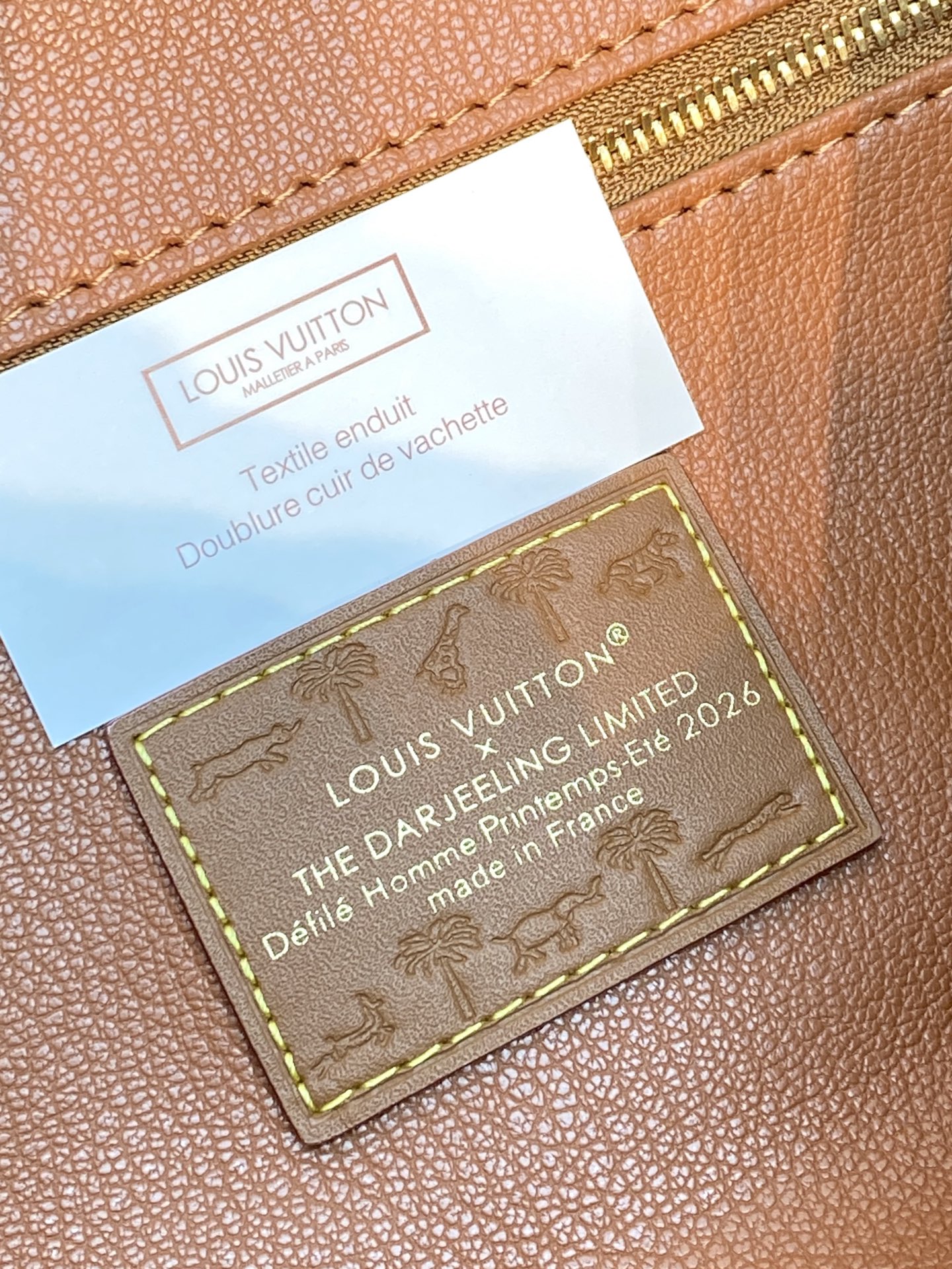 Louis Vuitton x The Darjeeling Limited Dopp Kit in Damier Ebene Canvas (28x15x16.5cm)